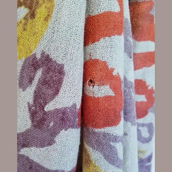 MODENA Abstract Floral Scarf O/S, multi colour - Picture 2 of 5